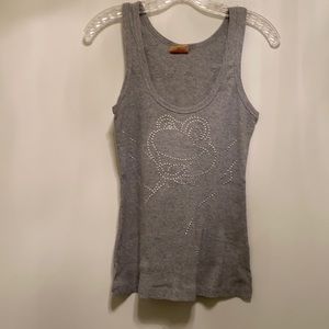 Senor Frogs studded grey tank top size xxl